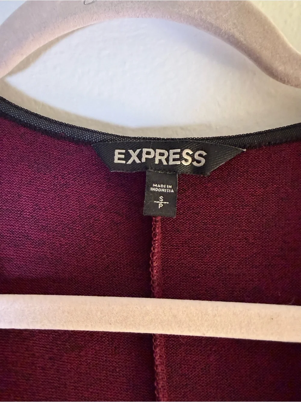 Express wine dress